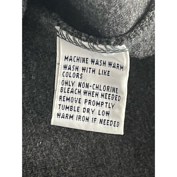 Polo Ralph Lauren Men's Sz XL 1/4 Zip Gray Sweater Pullover Leather Zipper Pull - Picture 5 of 7